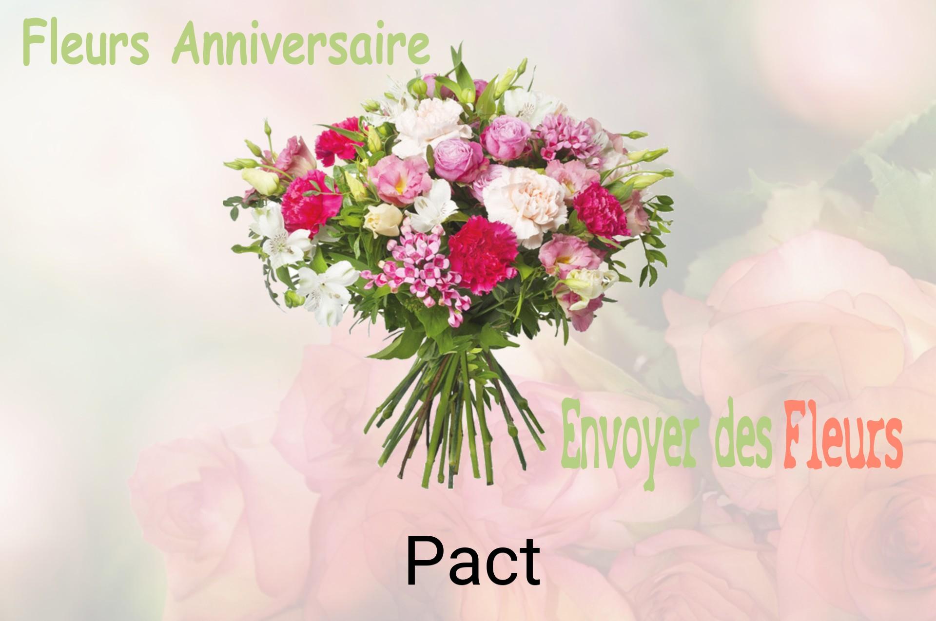 Bouquet de fleurs d’anniversaire livré à Pact